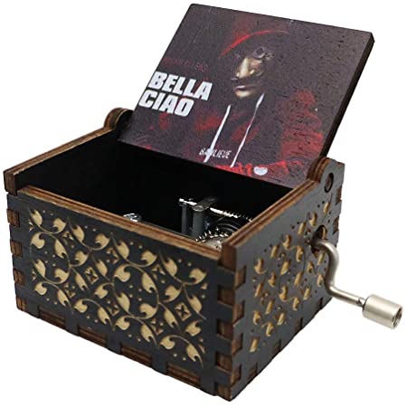 Money Heist - Dark Printed - Handcrafted Music Box 🏴‍☠️🎶